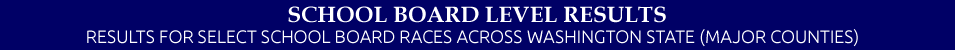 School Board Level Results